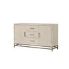 Rozie Sideboard Buffet Console | 3 Drawers | 2 Doors | Gray Wood | 60"