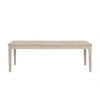 Rozie 72-90" Extendable Dining Table | Farmhouse Light Oak Brown
