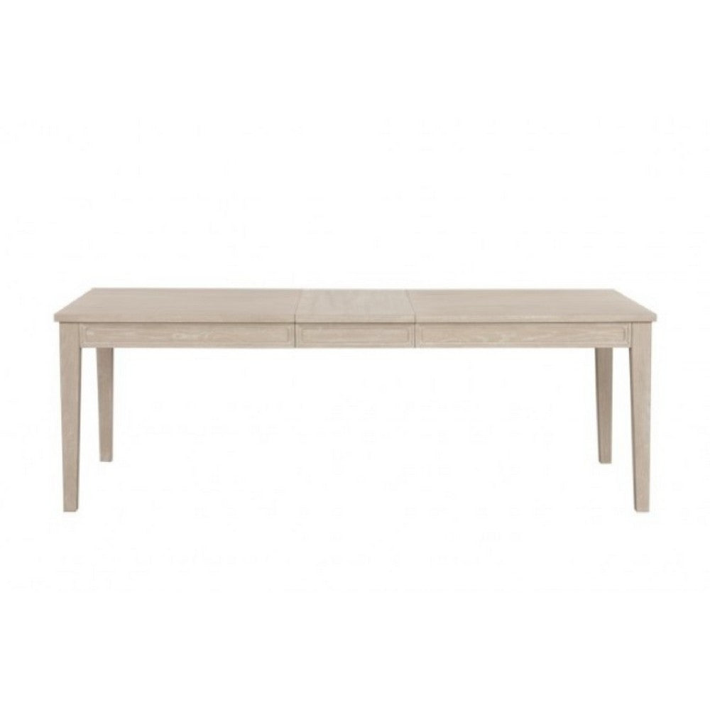 Rozie 72-90" Extendable Dining Table | Farmhouse Light Oak Brown