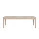 Rozie 72-90" Extendable Dining Table | Farmhouse Light Oak Brown