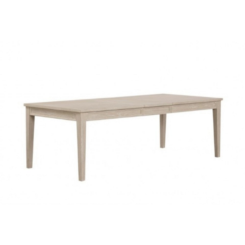 Rozie 72-90" Extendable Dining Table | Farmhouse Light Oak Brown