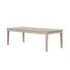 Rozie 72-90" Extendable Dining Table | Farmhouse Light Oak Brown