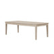 Rozie 72-90" Extendable Dining Table | Farmhouse Light Oak Brown