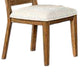 Zivy Dining Side Chair Set of 2 | Hourglass Back | Rustic Brown Wood BM333721