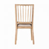 Lucas Dining Side Chair Set of 2 | Slatted Back | Natural Brown Wood BM333725