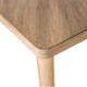 Lucas Dining Table | Rectangular Natural Brown | Solid Wood | 68"