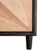 Lucas Sideboard Buffet Console | 4 Doors | Black Brown Wood | 72"