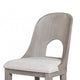 Zoko Counter Height Chair Set of 2 | Curved Cut Out Back | White Wash BM333728