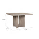 Zoko Square Counter Height Table | Pedestal Base White Wash Oak Finish BM333729