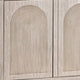 Zoko Sideboard Buffet Console | Arched Design Doors | 77’’ White Wash BM333731