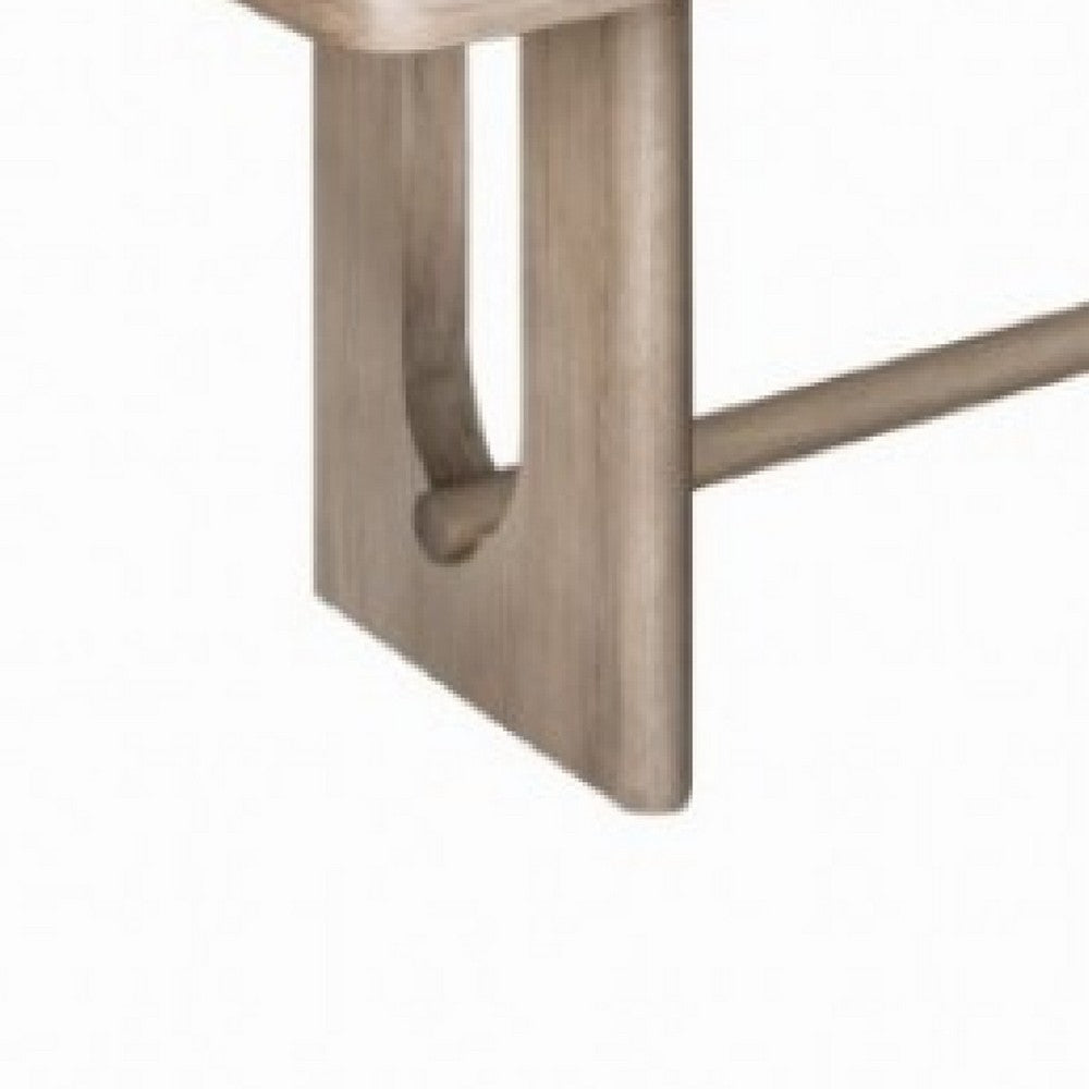 Zoko Dining Table | Pedestal Base | Classic White Wash Rubberwood 83"