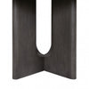 Zoko Square Counter Height Dining Table | Pedestal Base Ash Gray Wood