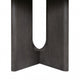 Zoko Square Counter Height Dining Table | Pedestal Base Ash Gray Wood