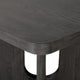 Zoko Square Counter Height Dining Table | Pedestal Base Ash Gray Wood