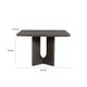 Zoko Square Counter Height Dining Table | Pedestal Base Ash Gray Wood