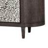 Zoko Sideboard Buffet Console | 2 Doors | Chrome | Ash Gray Wood 60’’ BM333737