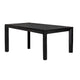 Kizie Dining Table | 94-118" Extendable | Weathered Black Rubberwood