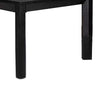 Kizie Dining Table | 94-118" Extendable | Weathered Black Rubberwood