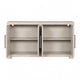 Kizie Sideboard Buffet Console 4 Doors | Shelves | Tawny Brown 66"