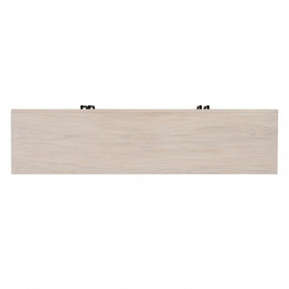 Kizie Sideboard Buffet Console 4 Doors | Shelves | Tawny Brown 66"