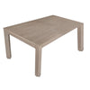 Kizie Dining Table | 94-118" Extendable Top | Tawny Brown Rubberwood