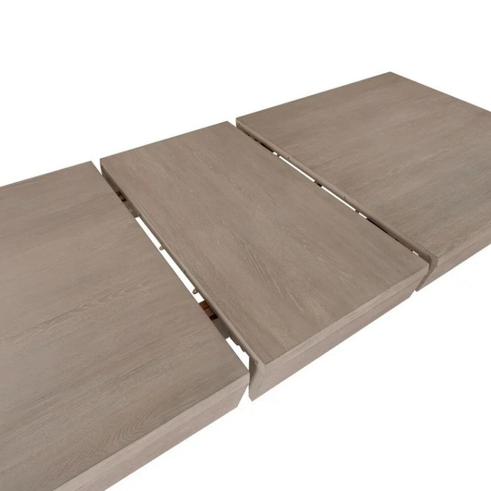 Kizie Dining Table | 94-118’’ Extendable Top | Tawny Brown Rubberwood BM333746