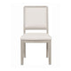 Giva Dining Side Chair Set of 2 | Rattan Design | Natural Brown Wood BM333747