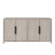 Giva Sideboard Buffet Console 4 Doors | Rattan Patterns | Brown 68’’ BM333748