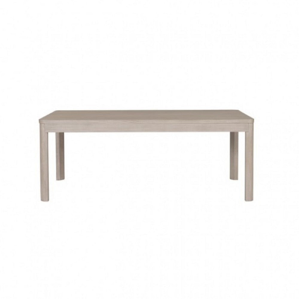Giva Dining Table | Farmhouse Rectangular Natural Brown Wood 78’’ BM333749