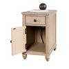 Cherie Side End Table | 1 Drawers 1 Door | Light White Wash | 24"