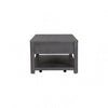 Zoko Coffee Table | 2 Drawers | Wheels | Ash Gray Rubberwood | 48’’ BM333756