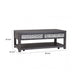 Zoko Coffee Table | 2 Drawers | Wheels | Ash Gray Rubberwood | 48’’ BM333756