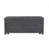 Zoko Lift Top Coffee Table | 2 Drawers | Wheels Ash Gray Wood | 46’’ BM333757
