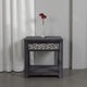 Zoko Side End Table | 1 Drawer | 1 Shelf | Ash Gray Rubberwood | 24’’ BM333758