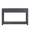 Zoko Sofa Table | 2 Drawers and 1 Shelf | Ash Gray Rubberwood | 48’’ BM333759