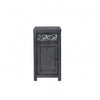 Zoko Chairside End Table | Drawer and USB Ports | Ash Gray Wood | 26’’ BM333760