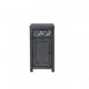 Zoko Chairside End Table | Drawer and USB Ports | Ash Gray Wood | 26’’ BM333760