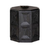 Kizie Accent Side End Table | Black Rubberwood | Rectangular 20’’ BM333763