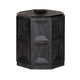 Kizie Accent Side End Table | Black Rubberwood | Rectangular 20’’ BM333763