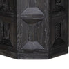 Kizie Accent Side End Table | Black Rubberwood | Rectangular 20’’ BM333763