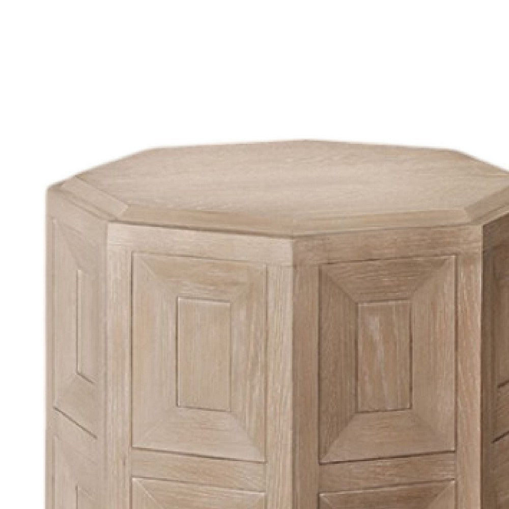 Kizie Accent Side End Table | Tawny Brown Wood | Rectangular 20’’ BM333767
