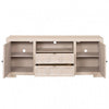 Kizie TV Stand Console | Storage Cabinets | Tawny Brown Wood | 72’’ BM333768
