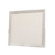 Diaz Dresser Mirror with Beveled Design | Light Gray Wood Frame 38x44 BM333784