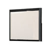 Zoko Dresser Mirror with Beveled Design | Ash Gray Solid Wood 38x42 BM333788