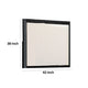 Zoko Dresser Mirror with Beveled Design | Ash Gray Solid Wood 38x42 BM333788