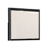 Zoko Dresser Mirror with Beveled Design | Ash Gray Solid Wood 38x42