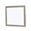 Kaira Vanity Dresser Mirror | Rustic Natural Oak Brown Wood 36x42 BM333797