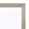 Kaira Vanity Dresser Mirror | Rustic Natural Oak Brown Wood 36x42 BM333797