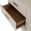Celly Wide Dresser Chest | 6 Drawers | Round Edges | White Oak Wood BM333805
