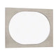 Celly Mirror | Round Beveled Edges | White Oak Solid Rubberwood 36x46